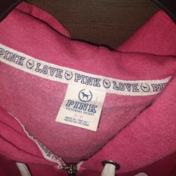 Victoria Secret PINK RETRO cotton zip up - Picture 3 of 5